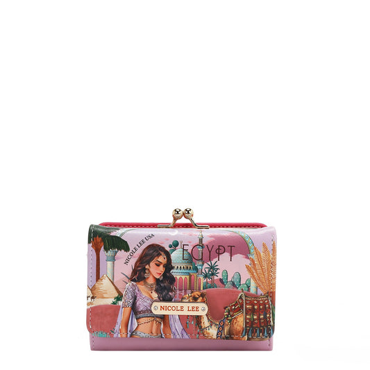 CARTERA TRIFOLD AGUSTINA (QUEEN CLEOPATRA)
